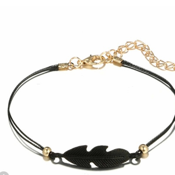 NEW 4 pc Black Boho Lotus Adjustable Bracelet Set - Picture 4 of 16